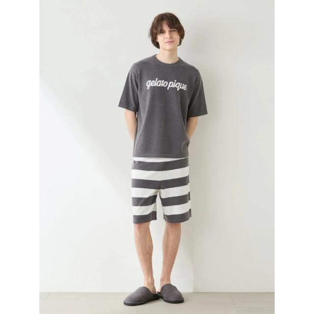 ジェラートピケ オム GELATO PIQUE HOMME スムーズィーliteセットアップ pmnt262939 メンズ ジェラピケ パジャマ 部屋着 上下セット 2026夏 ギフト プレゼントにおすすめ_8