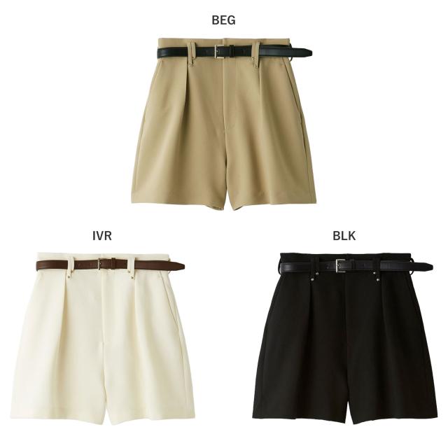 スナイデル SNIDEL シンプルショートパンツ swfp262124 レディース ボトムス ミニ丈 タック絵図面 胴締め付き添い人 2026夏