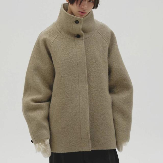 (予約) TODAYFUL トゥデイフル Standcollar Raglan Coat スタンドカラーラグランコート 12620011 (10月下旬以降入荷) アウター レディース ウールシャギー シンプル 2026冬