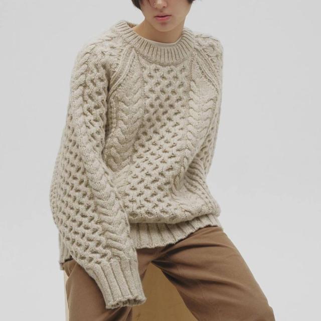 (予約) TODAYFUL トゥデイフル Cable Over Knit ケーブルオーバーニット 12620518 (12月中旬以降入荷) トップス メリノウール ゆったり レディース 2026冬