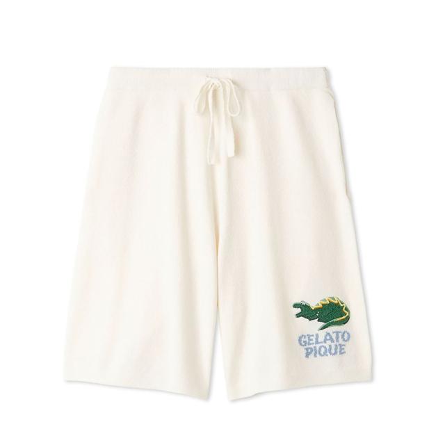 ジェラートピケ オム GELATO PIQUE HOMME エアリーモコスリーピングダイナソージャガードハーフパンツ pmnp262918 ジェラピケ メンズ パジャマ ルームウェア 部屋着 2026夏 ギフト プレゼントにおすすめ_7