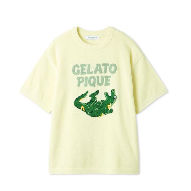 ジェラートピケ オム GELATO PIQUE HOMME エアリーモコスリーピングダイナソージャガードプルオーバー pmnt262917 メンズ ジェラピケ パジャマ 部屋着 ルームウェア 2026夏 ギフト プレゼントにおすすめ_8