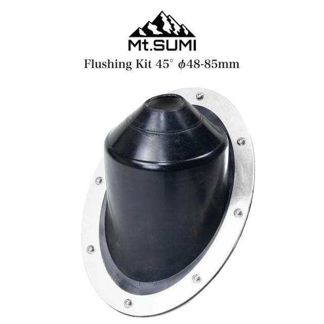 Mt.SUMI(マウントスミ) フラッシングキット / Flushing Kit 45° φ48-85mm 煙突パーツ 薪ストーブ用 アクセサリー キャンプ