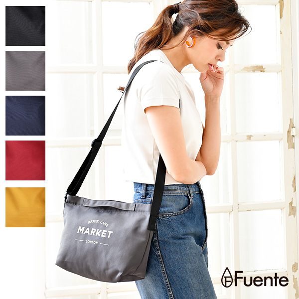 撥水生地マーケット2wayコンパクトショルダーバッグ はっ水 ナイロン ポリキャン ポリエステルキャンバス コットン ショルダーバッグの通販はau Pay マーケット フェンテ