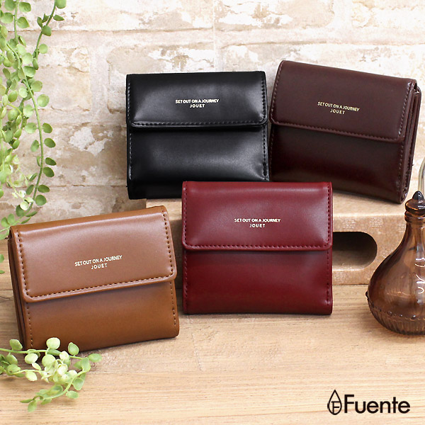 ガラス合皮二つ折り財布 レディース 定期入れ ふたつ折り 二つ折 コンパクト ミニ財布 ミニさいふ 小さい財布 スマート財布 セカンドの通販はau Pay マーケット フェンテ