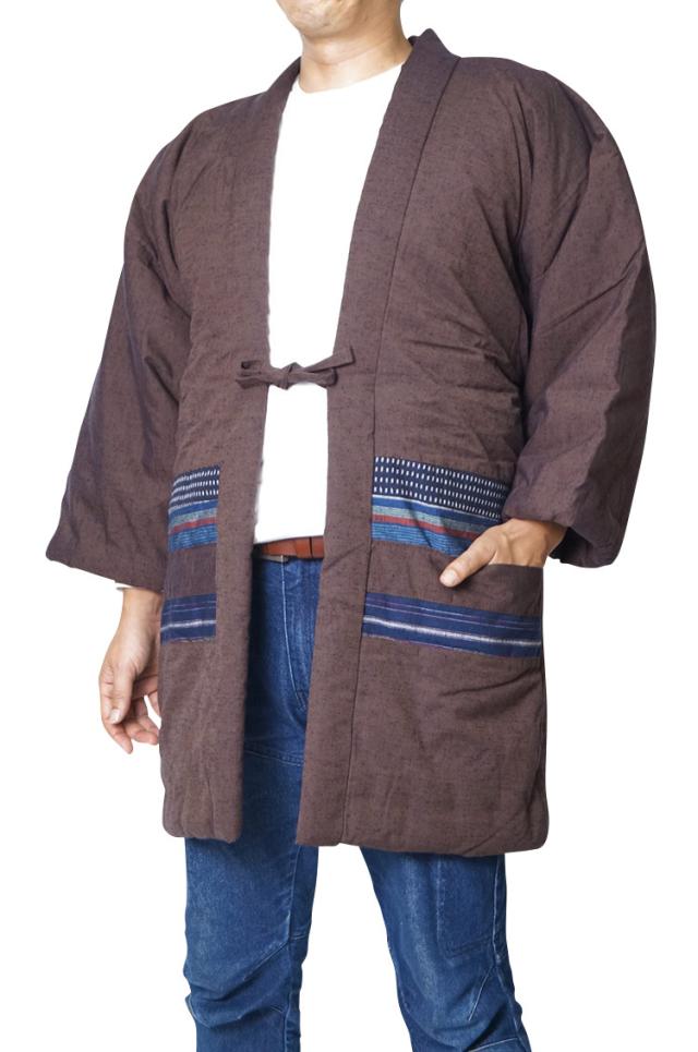 綿入れはんてん 久留米木綿手づくり 綿入り半纏　はんてん 半天 9601 綿入れはんてん 久留米木綿手づくり 綿入り半纏 はんてん 半天 9601