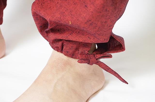 作務衣 女性 久留米絣織 女性作務衣 婦人用作務衣 綿100％ 日本製 m_fashion_8