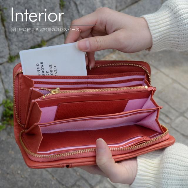 ラウンドファスナー長財布 Minerva Box ミネルバボックス イタリアン