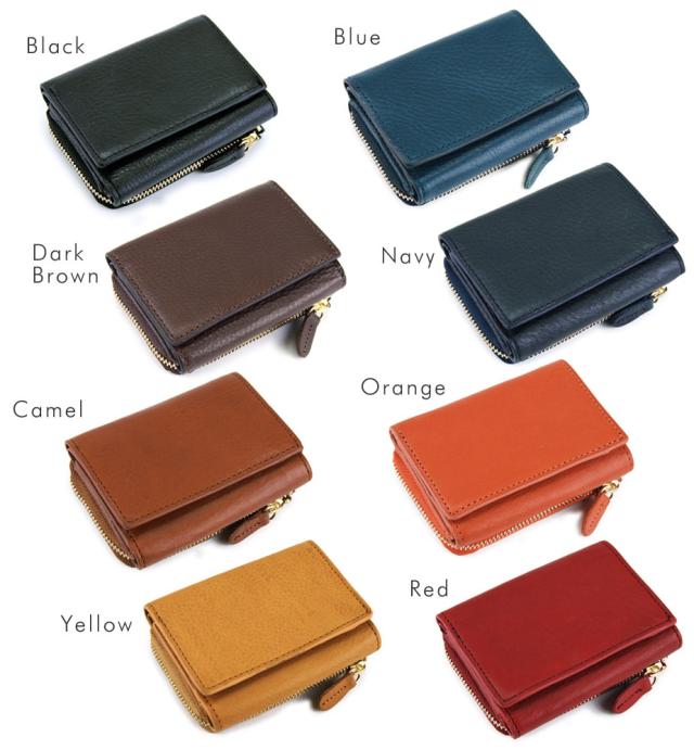 【名入れ加工/ネーム彫り】【so-iaz8801専用】【代引き不可】アリゾナ Arizona本革【三つ折り極小財布/小さい財布】ギフトプレゼント 名入れ加工/ネーム彫り】【so-iaz8801専用】【代引き不可】アリゾナ