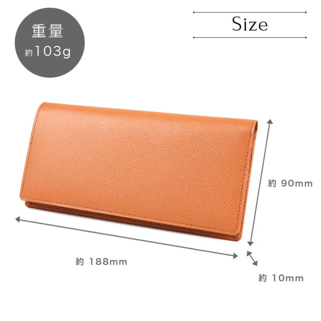 長財布 札入れ 二つ折り 小銭入れ 薄型 薄い ノブレッサ カーフレザー