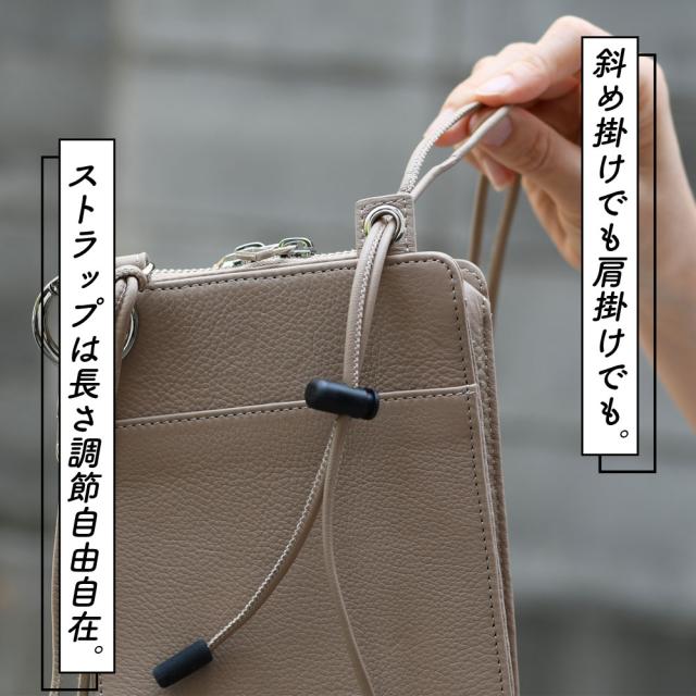 ショルダーバッグ・ポシェット Square Logo Mini Bag Blue スクエアショルダーバッグ ミニショルダーバッグ ネックポーチ