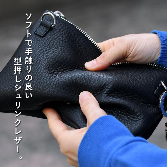 ミニショルダーバッグ 本革 レディース WAKU ワク スクエア型