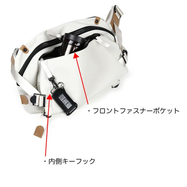 ボディバッグ ショルダーバッグ 防水透湿 B5サイズ 撥水 ミノテック 