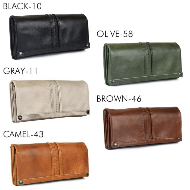 フラップ長財布 メンズ 本革 カード20枚収納 ワックスレザー BAGGY PORT バギーポート HRD331 大容量 カードがたくさん入る フルクローム_13