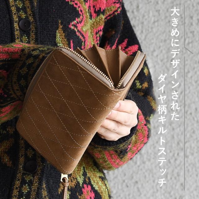 長財布 ラウンドファスナー ヤヌスカーフ メンズ 大容量 KZKM100 BAGGY