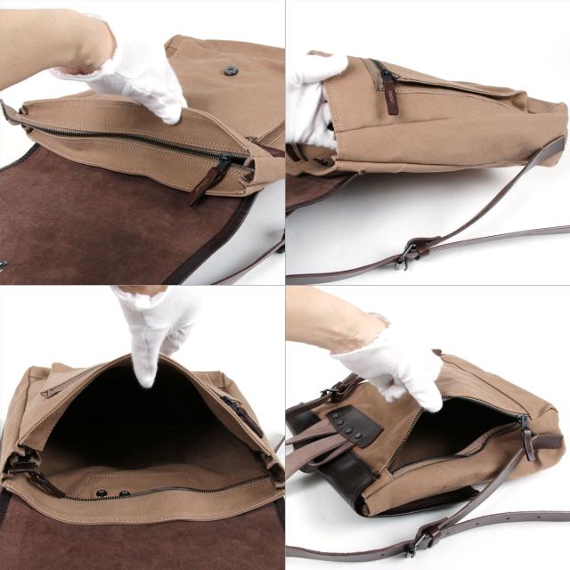 リュックサック メンズ A4サイズ対応 国産6号パラフィン帆布 オイルバケッタレザー BAGGY PORT バギーポート デイパック スクエア 本革 日本製 角底 レディース 男性用 紳士用 男女兼用 ユニセックス 送料無料の通販は