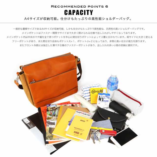 ショルダーバッグ メンズ 斜め掛け A4サイズ対応 BAGGY PORT バギー