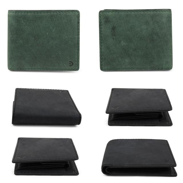 二つ折り財布 ハーフウォレット イタリアンレザー エルバマット