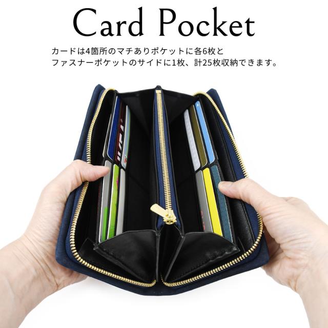 BAGGY PORT バギーポート 長財布 ラウンドファスナー 大容量 カード25
