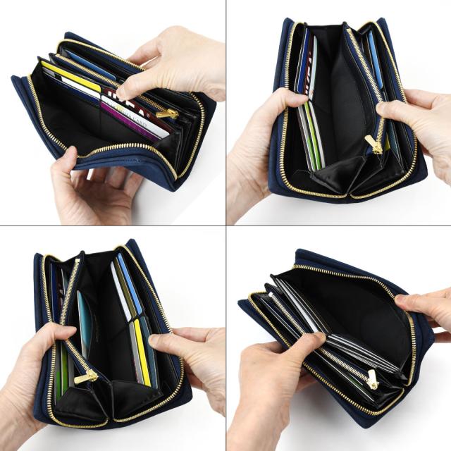 BAGGY PORT バギーポート 長財布 ラウンドファスナー 大容量 カード25