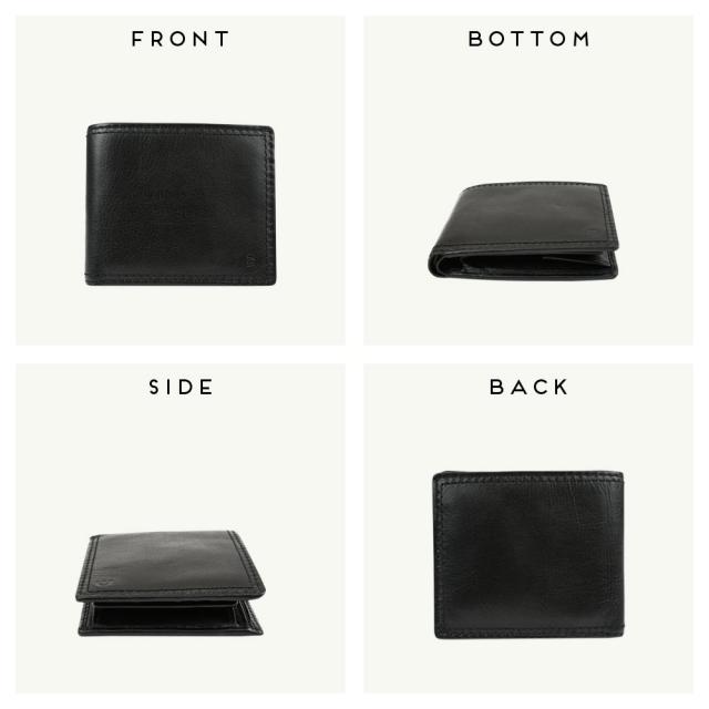 二つ折り財布 小銭入れあり カード10枚 札入れ仕切り カードたくさん