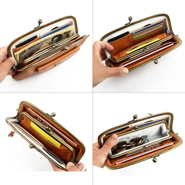 長財布 がま口財布 がまぐち 親子がま口財布 Seagull Ship シーガルシップ 本革財布 イタリアンレザー Varsavia バルサビアラックス BAGGY PORT バギーポート_17
