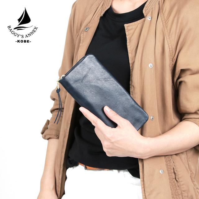 長財布 ラウンドファスナー長財布 ラウンド ロングウォレット Bafu
