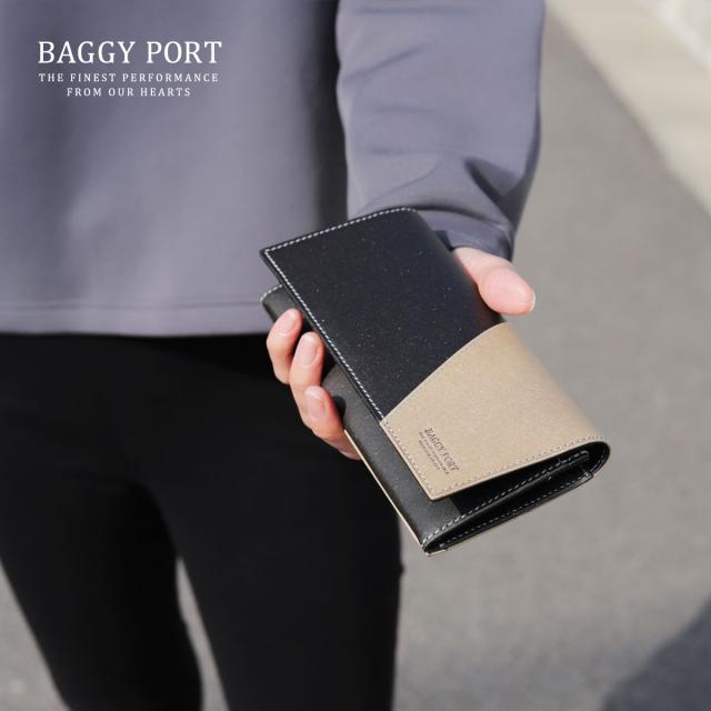 長財布 フラップ かぶせ 札入れ 小銭入れ ロングウォレット リサイクルレザー ドイツ サラマンダー社 ボンデッドレザー BAGGY PORT バギーポート 長財布 フラップ かぶせ 札入れ 小銭入れ ロングウォレット