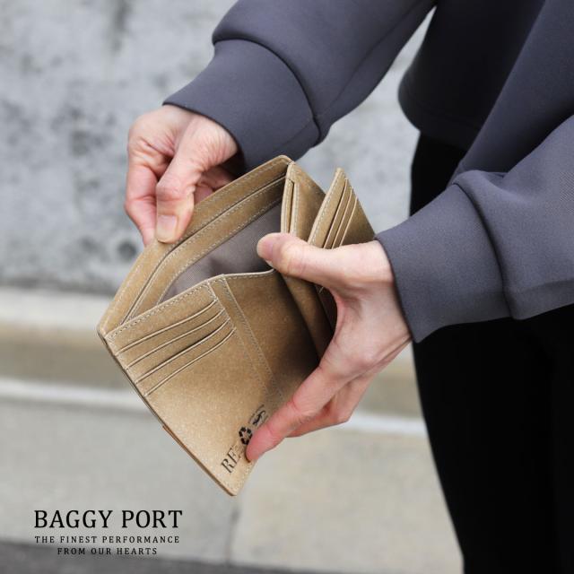 二つ折り財布 縦型 ミドルウォレット box型小銭入れ ハーフウォレット