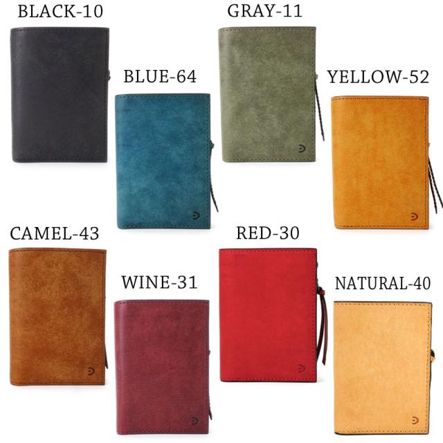 ミドルウォレット 二つ折り財布 縦型 イタリアンレザー プエブロ 大