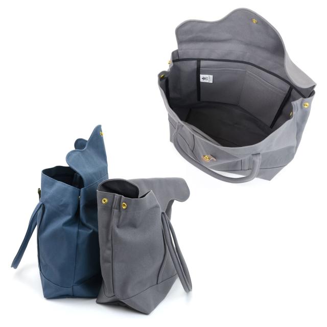 トートバッグ 帆布 8号 フラップ 大きめ B4 A4 日本製 THE CANVET ザ