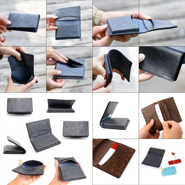 名刺入れ カードケース 箱型 日本製 イタリアンレザー 本革 財布