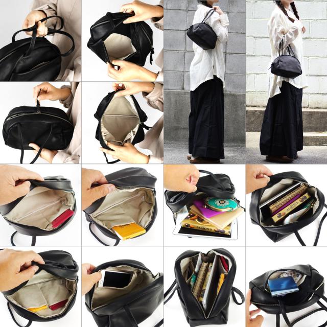 Folna フォルナ 日本製 ボストンバッグ トートバッグ ハンドバッグ 半