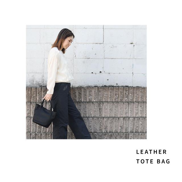 トートバッグ 小さめ ミニトートバッグ 丸底 本革 レディース 日本製