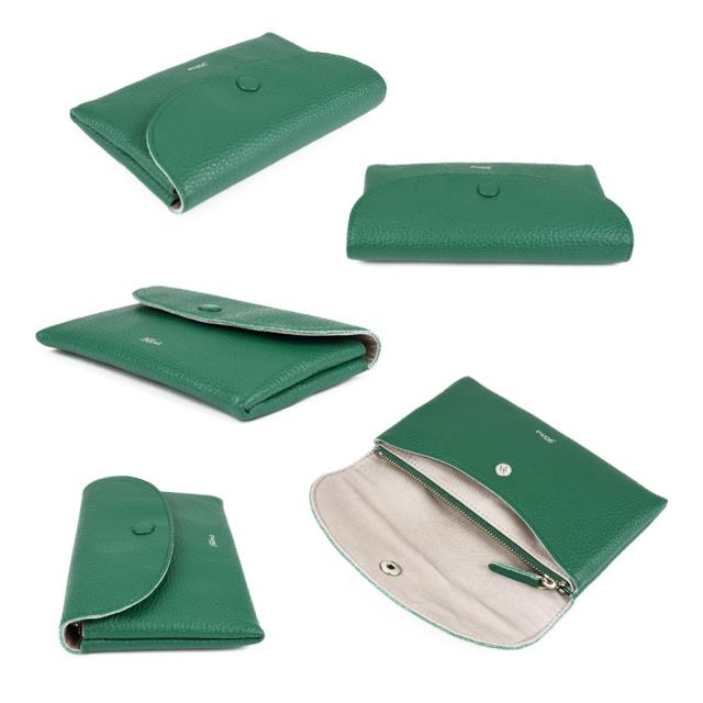 ウォレットポーチ 長財布 薄い 小銭入れあり レディース Folna フォルナ 日本製 使いやすい 本革 イタリアンレザー マストロット アドリアレザー シュリンクレザー 旅財布 コンパクト シンプル ナチュラル ミニマル スマート ユニセックス 2993890 ウォレットポーチ 長財布 薄い 小銭入れあり レディース Folna