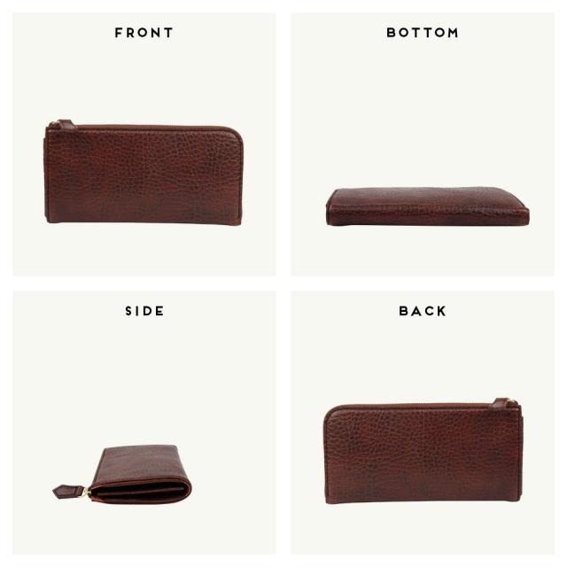 長財布 L字ファスナー 本革 レディース メンズ シンプル 日本製 小銭