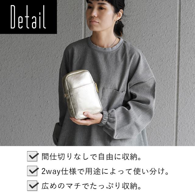 【SELF-PORTRAIT】レザーミニショルダーバッグ関税送料込 セール】【cache cache】ミニショルダー付ソフトレザー 調ミニ