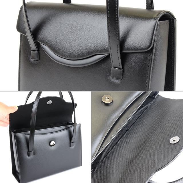 ブラックフォーマルバッグ ハンドバッグ トートバッグ 本革 レディース 日本製 innocent Sac イノセントサック 冠婚葬祭 慶弔 レザー 牛革 メイドインジャパン 国産 ブラック 黒色 女性用 婦人用_14