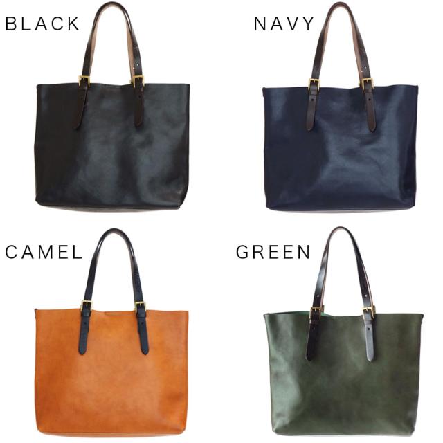 トートバッグ 男女兼用 b4 a4 メンズ レディース ユニセックス オイルレザー 本革 角底 スクエア 大容量 innocent Sac イノセントサック 日本製 姫路レザー_2
