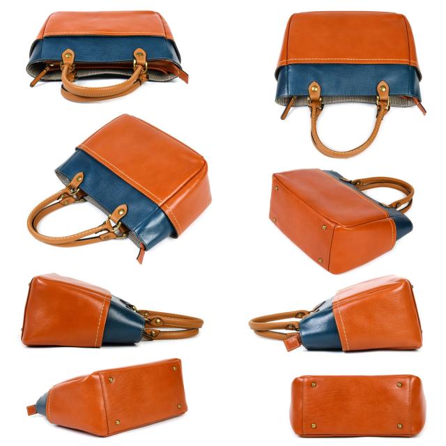 innocent Sac イノセントサック トートバッグ ハンドバッグ ツートン 2