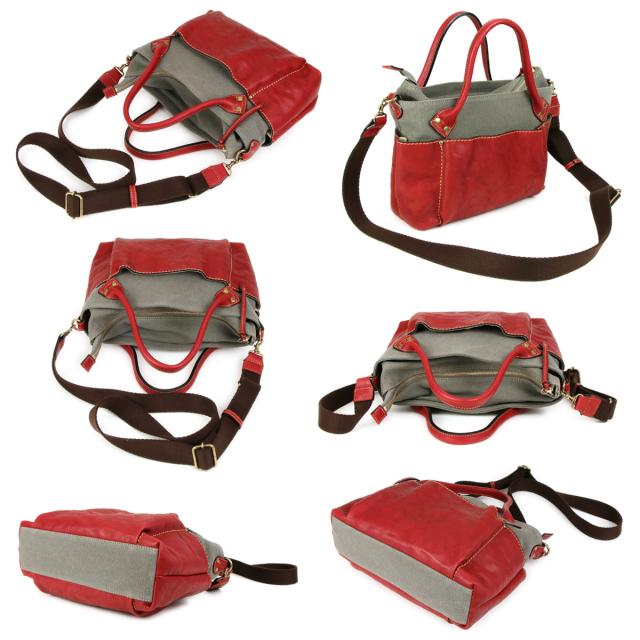 ショルダーバッグ ハンドバッグ 2Wayバッグ 角底 innocent Sac