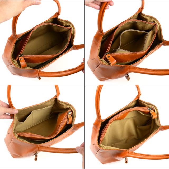 ハンドバッグ ショルダーバッグ レディース パッチワーク 姫路レザー 肩掛け 角底 本革 コンパクト innocent Sac イノセントサック 日本製 レディース 送料無料の通販は