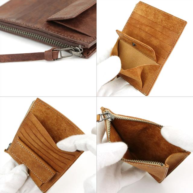 薄型財布 ミニ財布 コンパクト フラグメントケース 日本製 本革 財布
