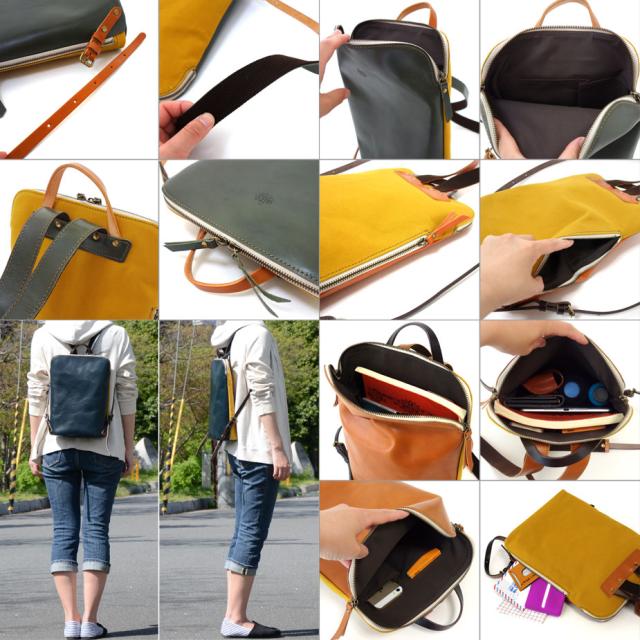 リュックサック デイバッグ 本革 キップヌメレザー A4 alto アルト