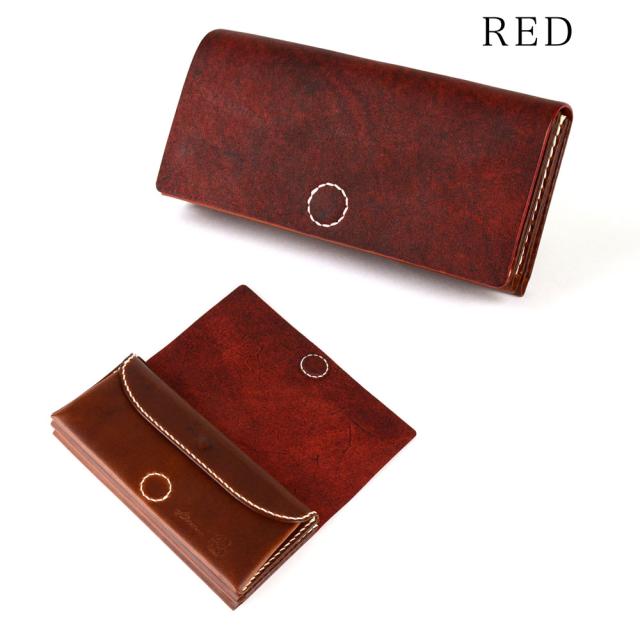 長財布 C WALLET 手縫い かぶせ LITSTA 日本製 本革 財布 ムラ染めレザー イタリアンレザー 牛革 ヌメ革 本革財布 レディース マグネット 大容量 小銭入れ フラップ リティスタ MARREMMA マレンマ ワルピエ ハンドクラフト 長サイフ 送料無料 レッド/ブラウン/グレー_16