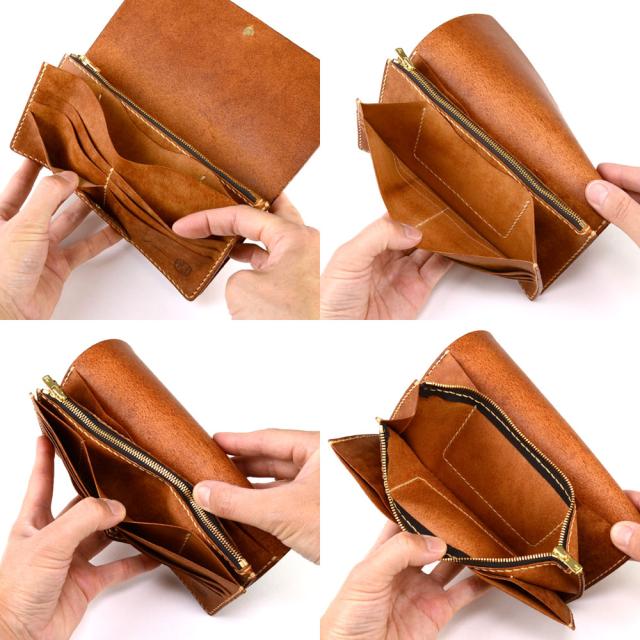 長財布 J WALLET 手縫い かぶせ LITSTA 日本製 本革 財布