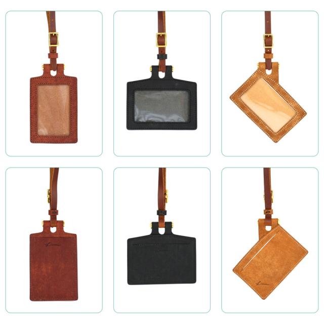 IDカードホルダー 横型 縦型 斜め型 Litsta プエブロ 日本製 本革