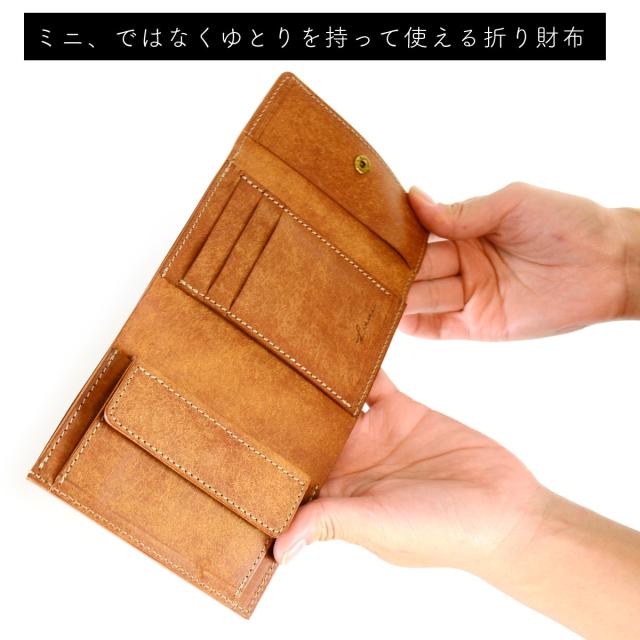 Litsta 二つ折り財布 Folded Wallet ハーフウォレット 日本製 本革 イタリアンレザー PUEBLO プエブロ 牛革 リティスタ 送料無料　_7