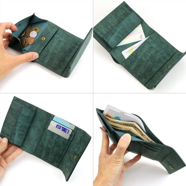 Litsta 二つ折り財布 Folded Wallet ハーフウォレット 日本製 本革 イタリアンレザー PUEBLO プエブロ 牛革 リティスタ 送料無料　_18