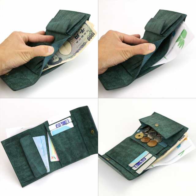 Litsta 二つ折り財布 Folded Wallet ハーフウォレット 日本製 本革 イタリアンレザー PUEBLO プエブロ 牛革 リティスタ  送料無料